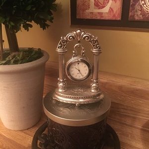 Silver Brighton clock